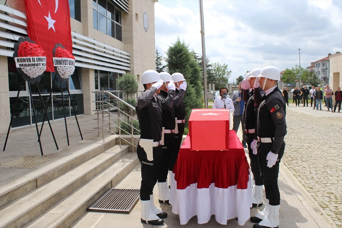 Akşehir'de Görevli Polis Memuru Ender Duran İçin Tören Düzenlendi