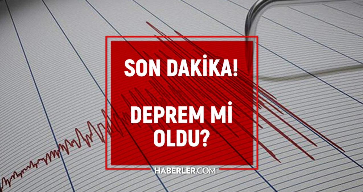 Amasya’da deprem mi oldu 18 Nisan Perşembe? Amasya deprem nerede oldu?
