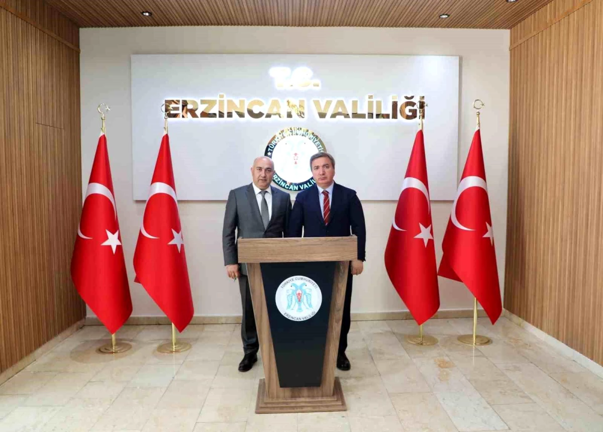 Azerbaycan Kars Başkonsolosu Erzincan Valisi’ni ziyaret etti
