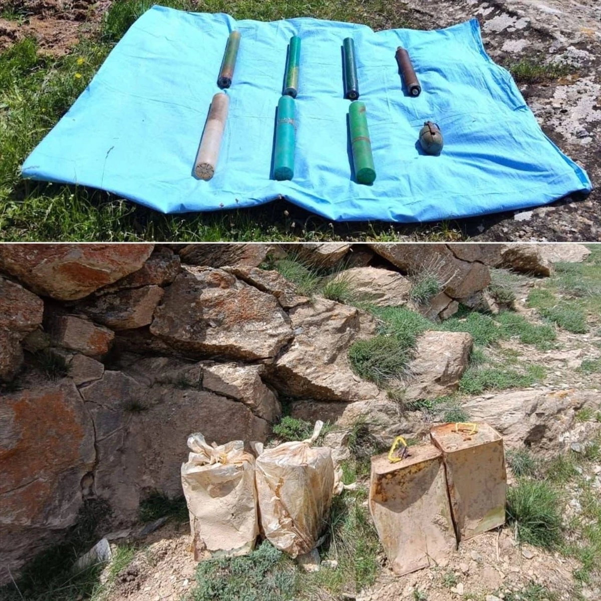 Bitlis'te 200 Kilogram Patlayıcı Madde Ele Geçirildi