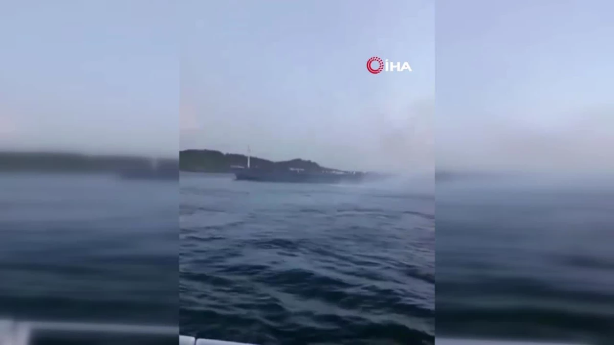 Çanakkale Boğazı’nda gemi yangını