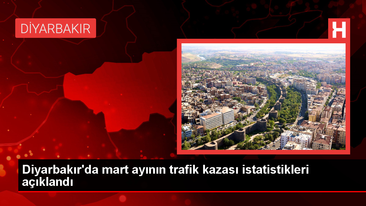Diyarbakır’da Mart Ayında 576 Trafik Kazası Meydana Geldi