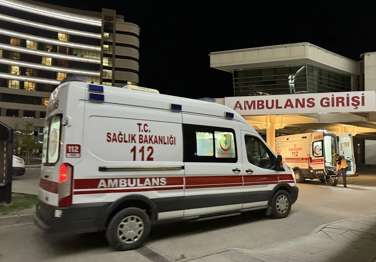 Erzurum’da yol şantiyesinde çıkan kavgada 10 kişi yaralandı