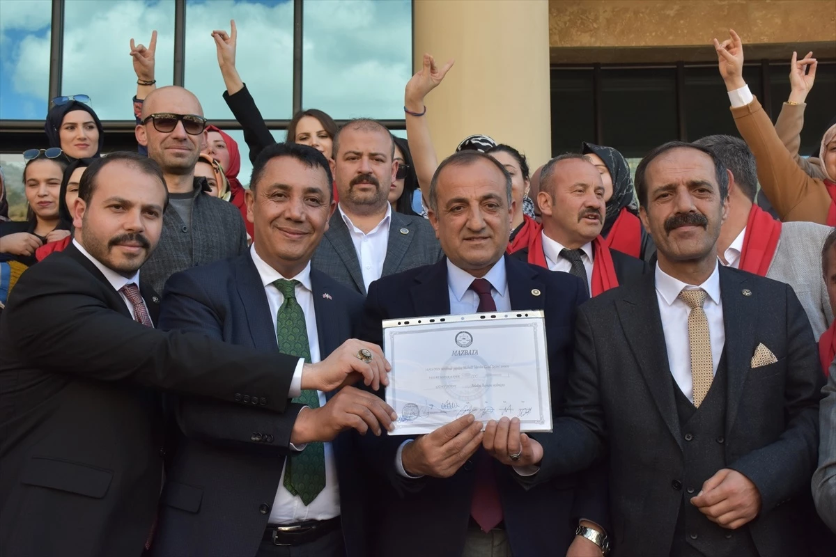MHP'li Vedat Soner Başer Gümüşhane Belediye Başkanı olarak göreve başladı