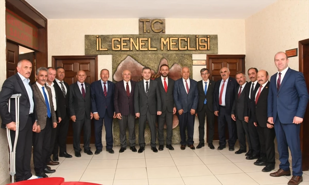 Gümüşhane Valisi Alper Tanrısever, İl Genel Meclisi Başkanı Eşref Balki’yi ziyaret etti