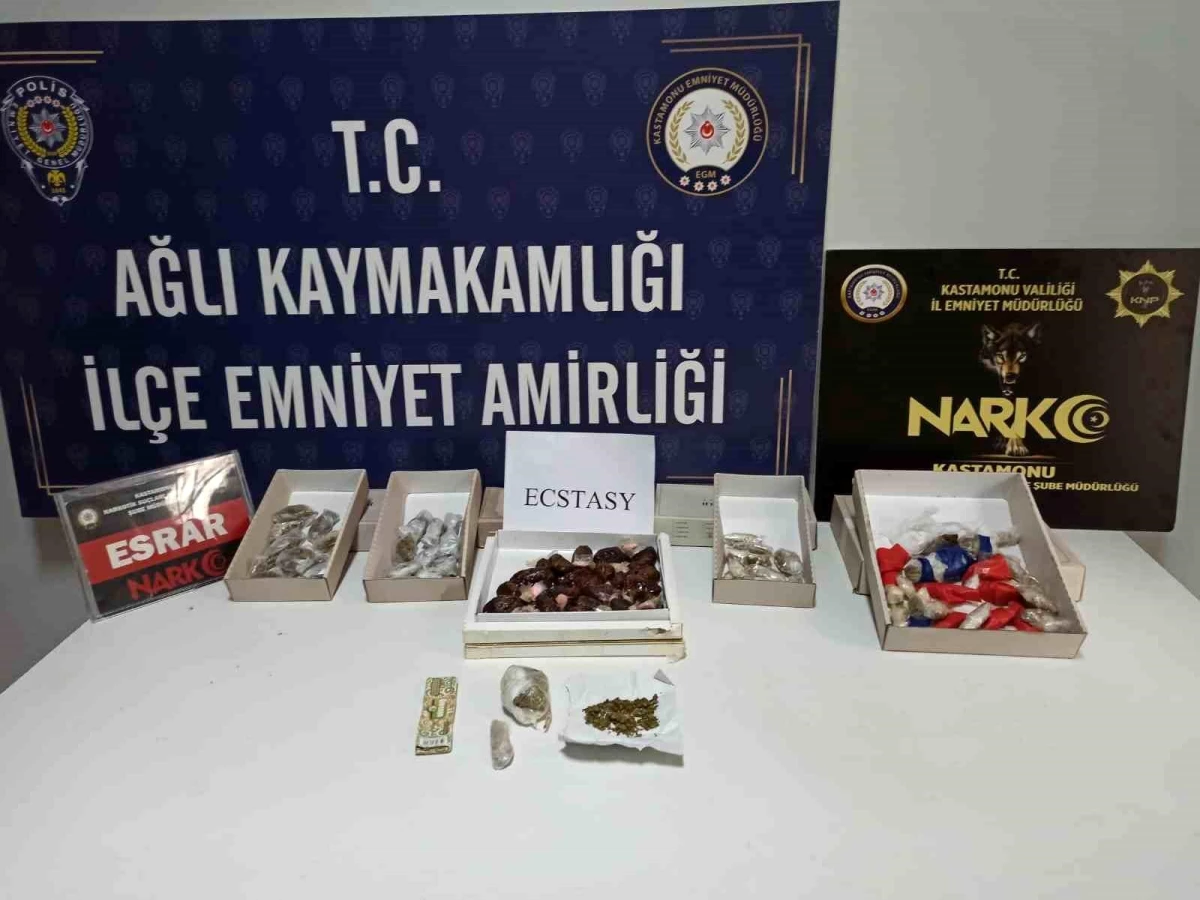 Kastamonu'da Hırsızlık Suçundan Aranan Şahıs Uyuşturucuyla Yakalandı
