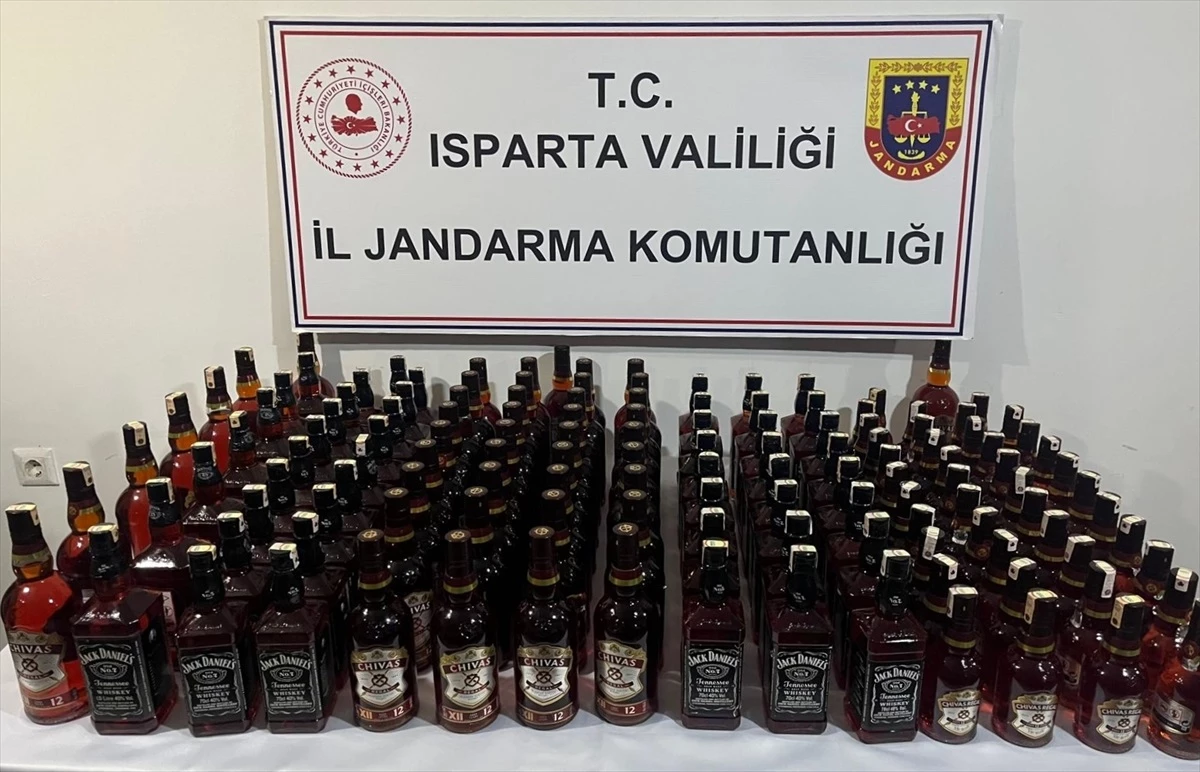 Isparta'da Kaçak İçki Operasyonu: 4 Şüpheli Gözaltına Alındı