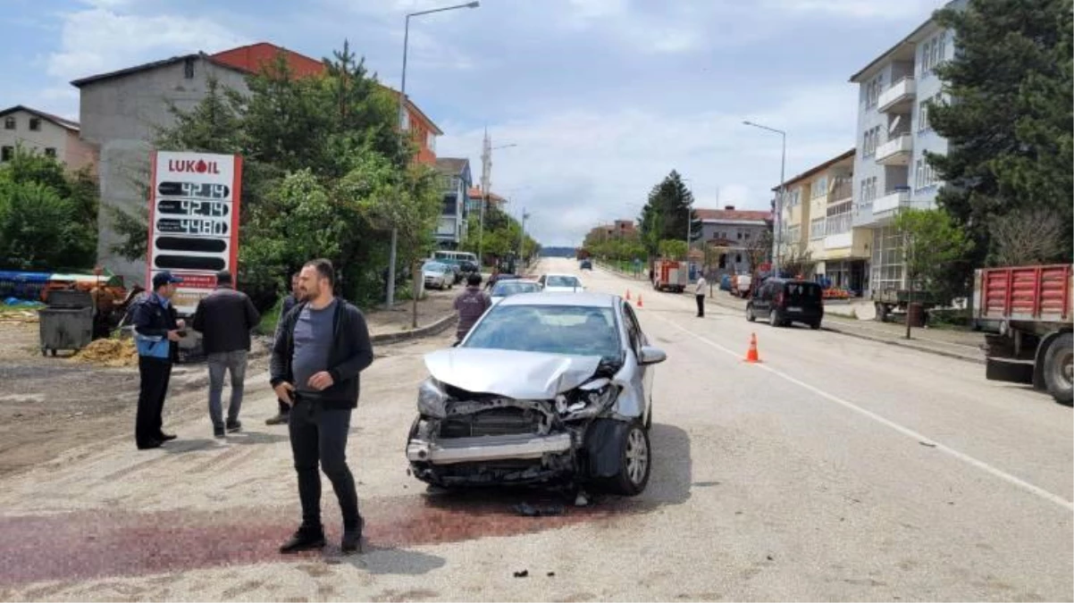 Karabük'te otomobil tır ile çarpıştı: 1 yaralı