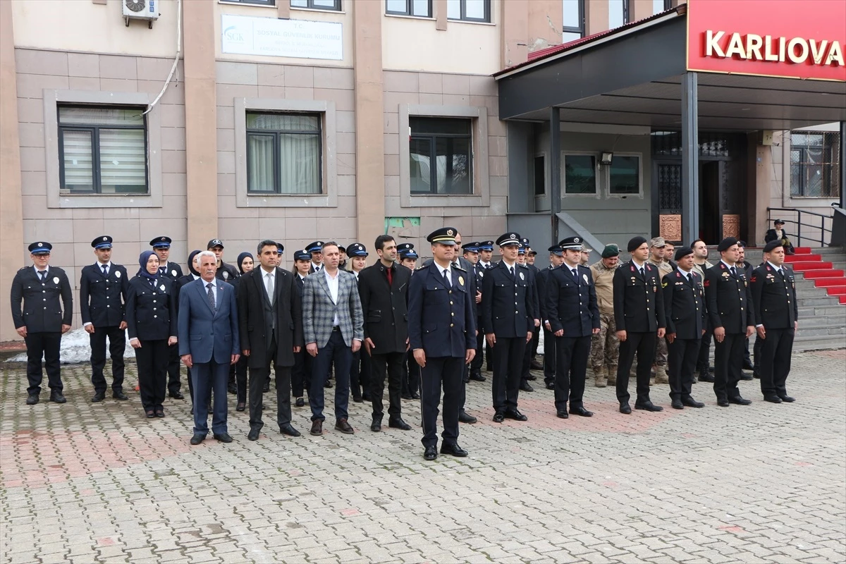 Bingöl'de Türk Polis Teşkilatı'nın 179. yıl dönümü törenle kutlandı