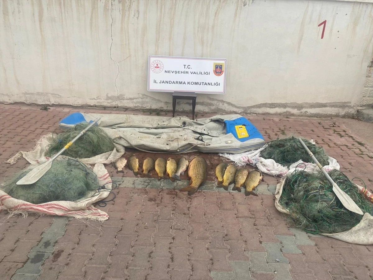 Nevşehir’de Kaçak Balık Avlayan 4 Kişi Yakalandı
