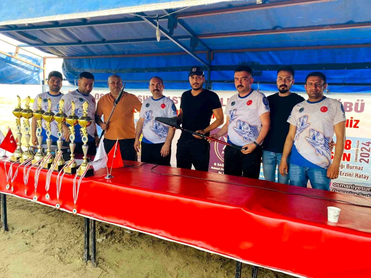 Osmaniye Surf Casting Balık Spor Kulübü 4. Geleneksel Olta ile Balık Yakalama Turnuvası düzenlendi