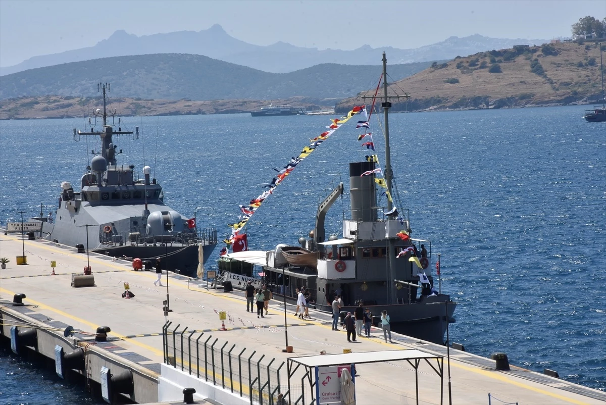 TCG Nusret Müze Gemisi Bodrum'da Ziyarete Açıldı