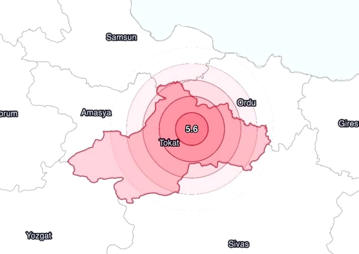 Tokat’ta meydana gelen deprem Amasya’da da hissedildi