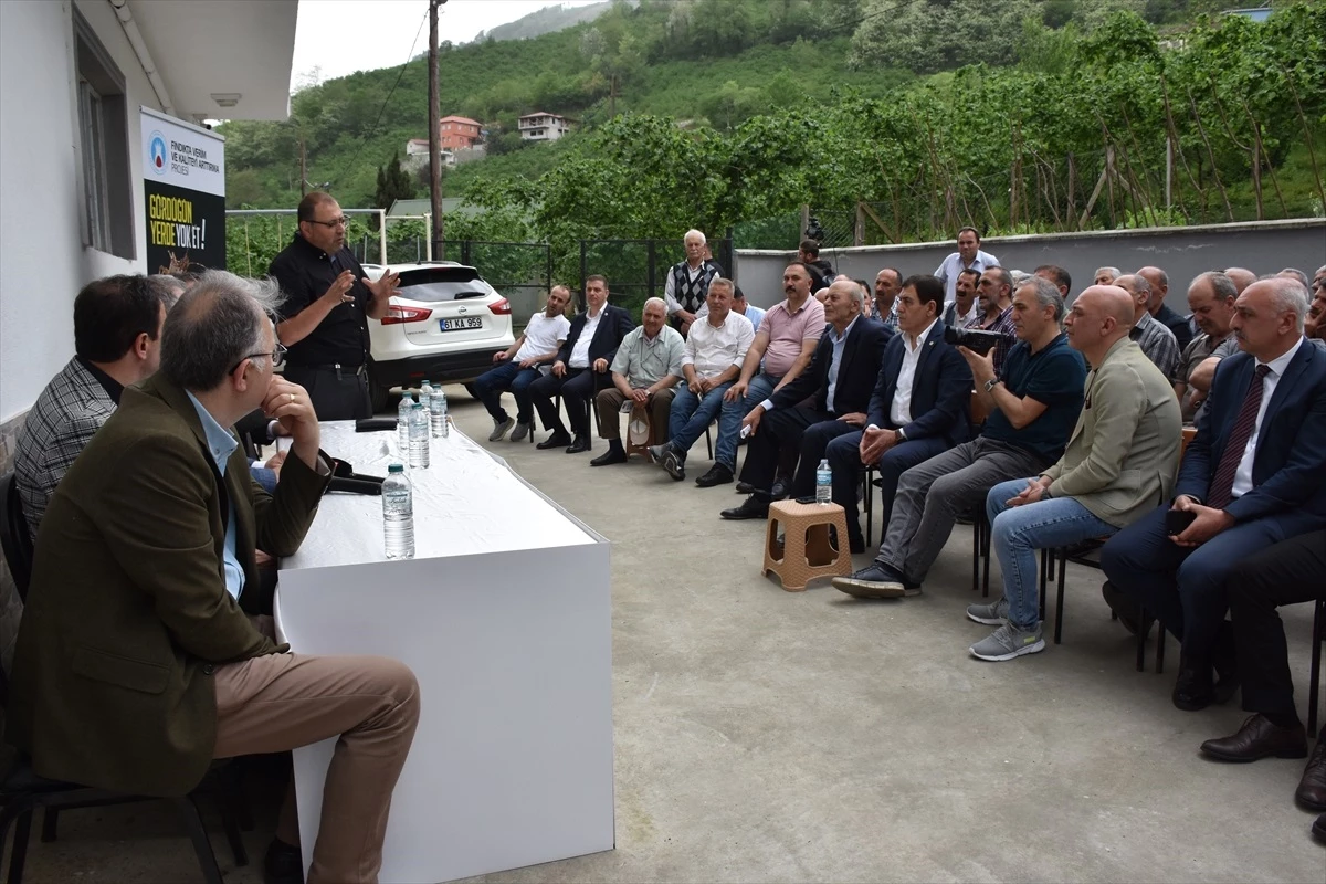 Trabzon'da Fındık Hastalıklarıyla Mücadele Toplantısı Yapıldı