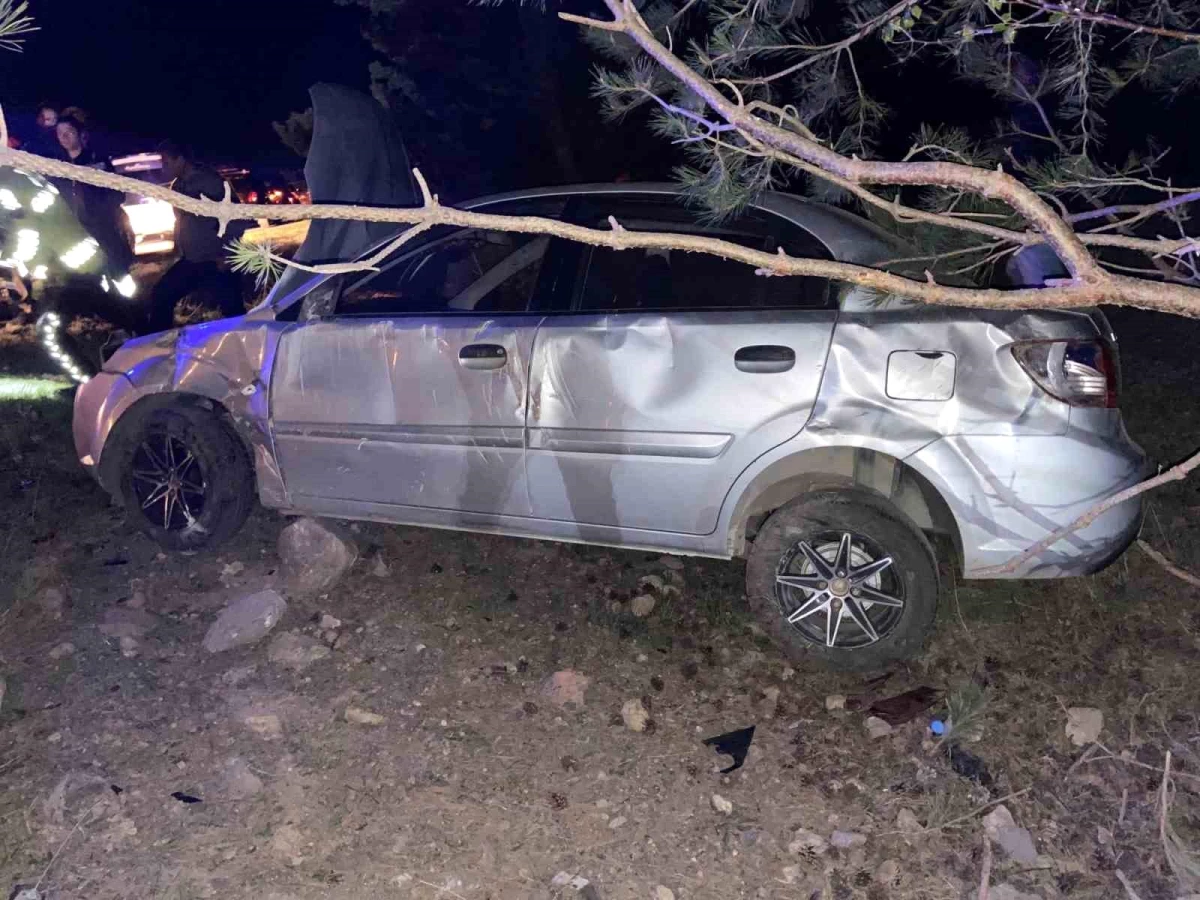 Ardahan’da Otomobil Kazası: Sürücü Yaralandı