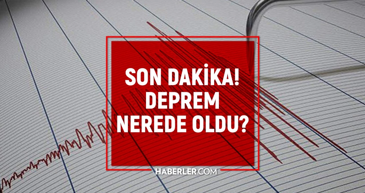 Yozgat’ta deprem mi oldu 18 Nisan Perşembe? Yozgat deprem nerede oldu?