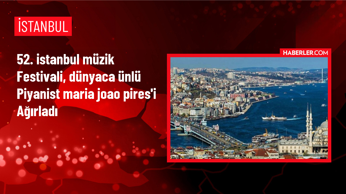 52. İstanbul Müzik Festivali, dünyaca ünlü piyanist Maria Joao Pires'i ağırladı