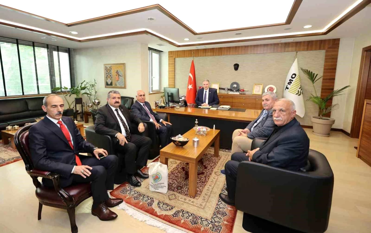 Adıyaman Ziraat Odası Başkanları Ankara'da Bürokrasi ile Görüştü
