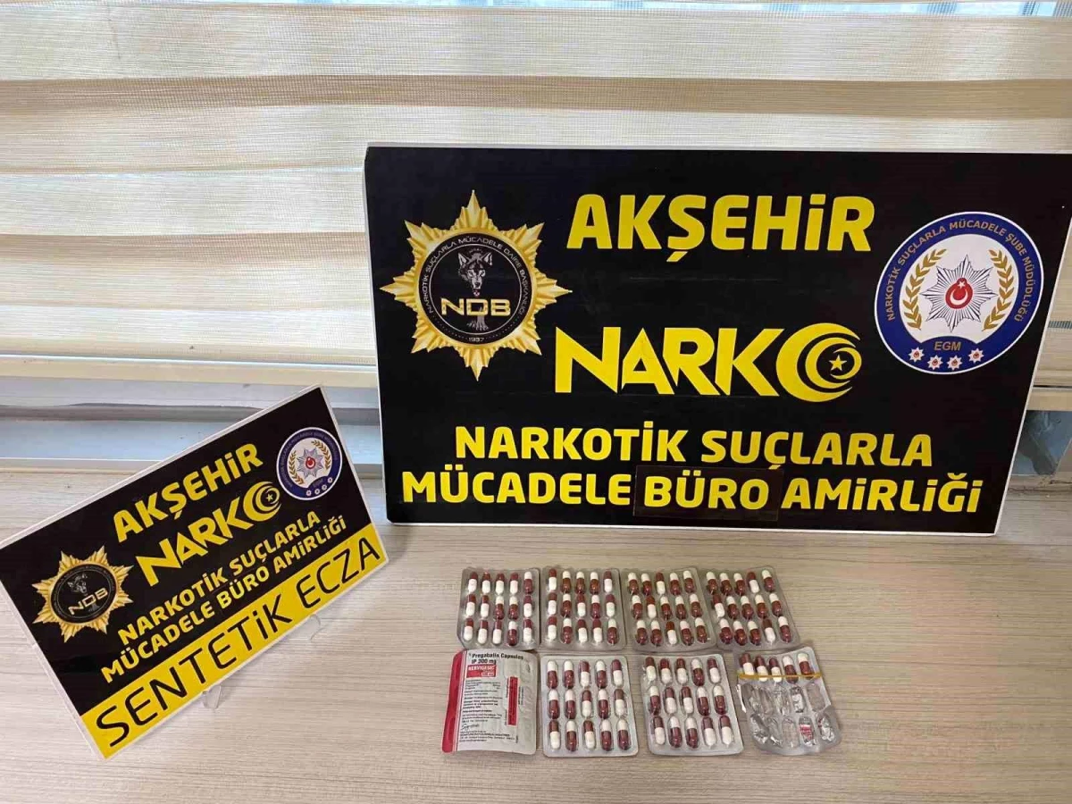 Akşehir’de Uyuşturucu Operasyonu: 180 Adet Hap Ele Geçirildi