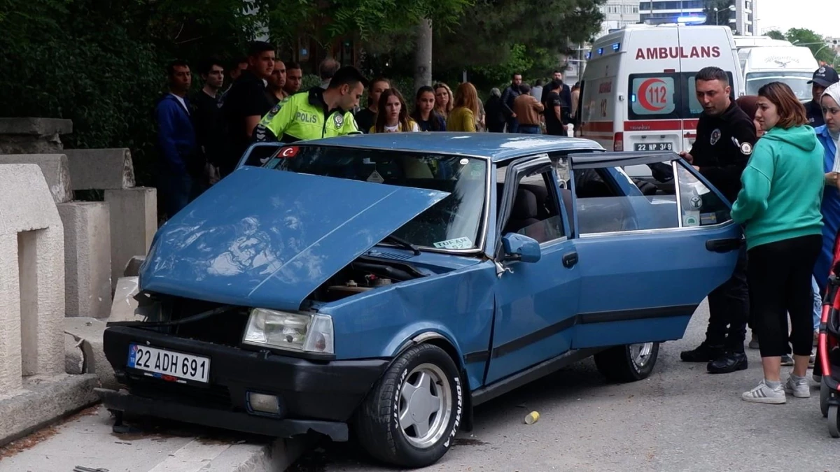 Edirne’de Anneler Günü’nde kaza: Anne ağır yaralandı, genç kız gözyaşlarına boğuldu