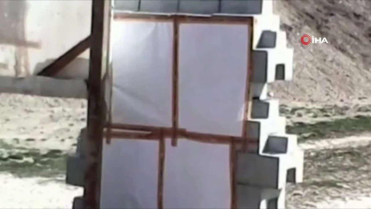 Askerler test etti, ‘lego beton’ uçaksavar mermisini durdurdu
