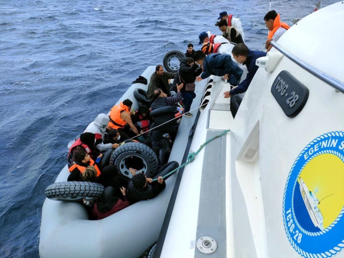 Çanakkale'de 38 Kaçak Göçmen Yakalandı