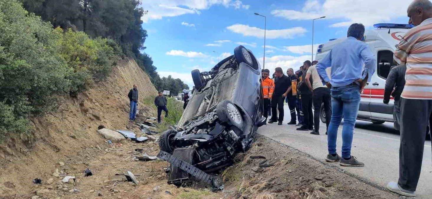 Bucak'ta Otomobil Takla Attı: Sürücü Yaralandı