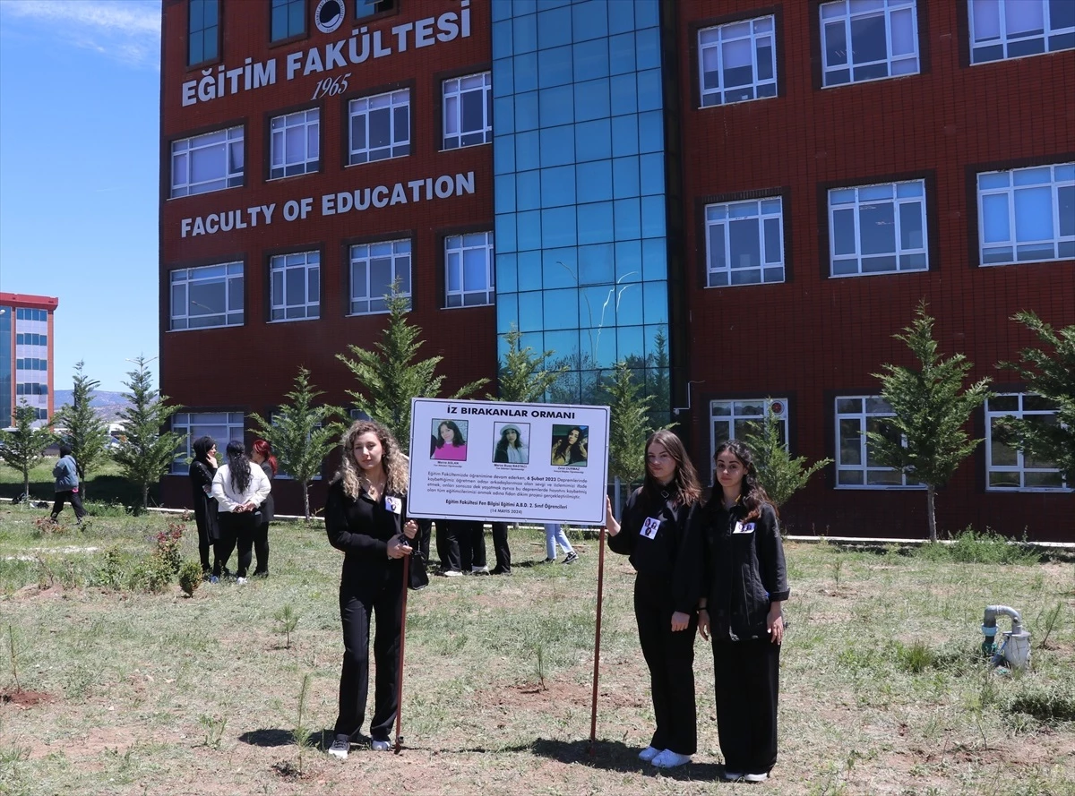 Burdur Mehmet Akif Ersoy Üniversitesi’nde Deprem Anısına Hatıra Ormanı Oluşturuldu