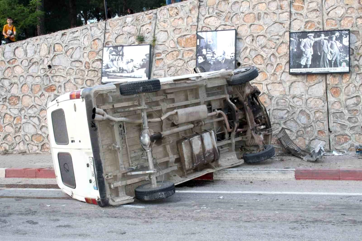 Çan'da trafik kazası: 1 yaralı