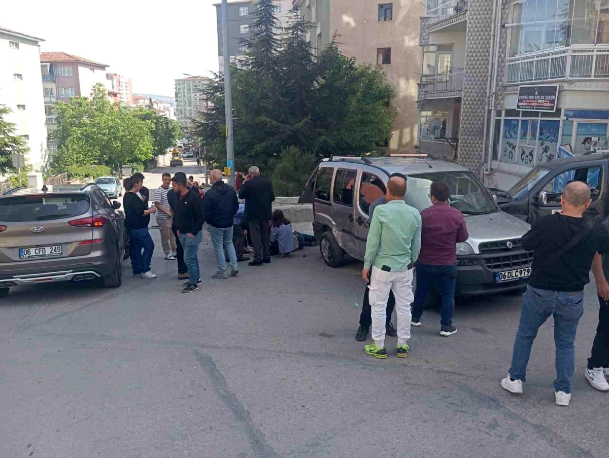 Ankara’da meydana gelen kazada kadın yaralandı