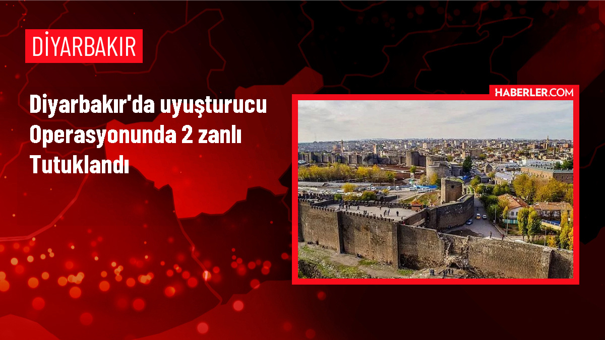 Diyarbakır’da Uyuşturucu Operasyonunda 2 Şüpheli Tutuklandı