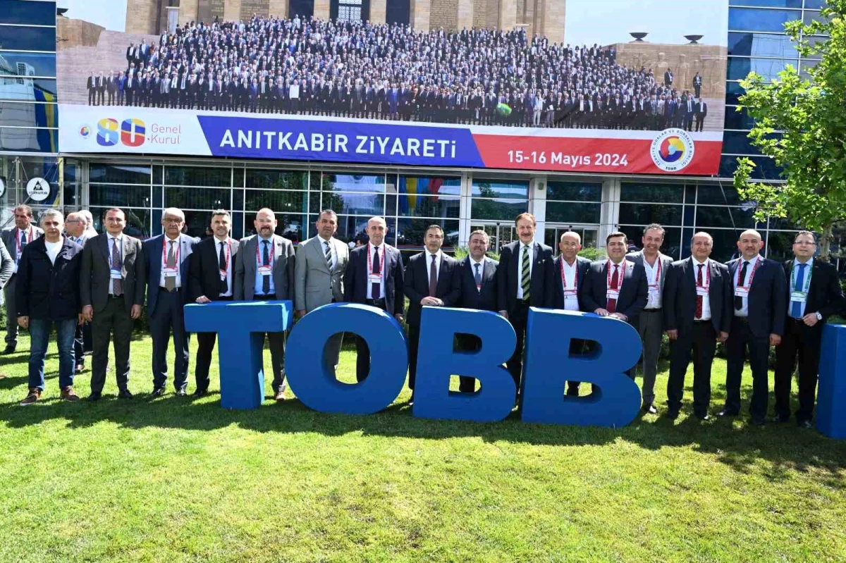 DTO Başkanı Uğur Erdoğan, TOBB Genel Kurulu'na katıldı ve bakanları ziyaret etti