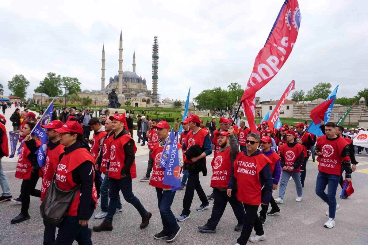 Edirne’de 1 Mayıs Emek ve Dayanışma Günü Kutlamaları