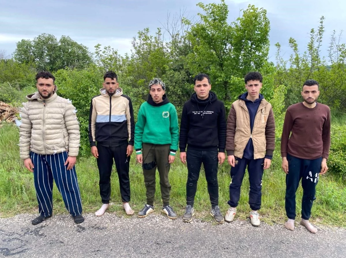 Edirne’de 6 düzensiz kaçak göçmen yakalandı
