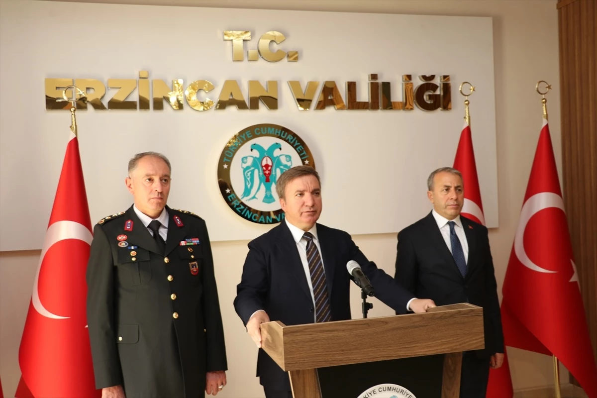 Erzincan Valisi: Mart ve Nisan Aylarında 89 Terör Operasyonu Gerçekleştirildi