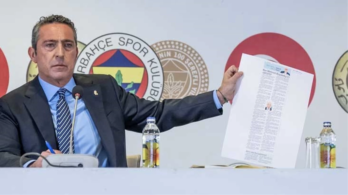 Fenerbahçe Başkanı Ali Koç, PFDK’ya sevk edildi