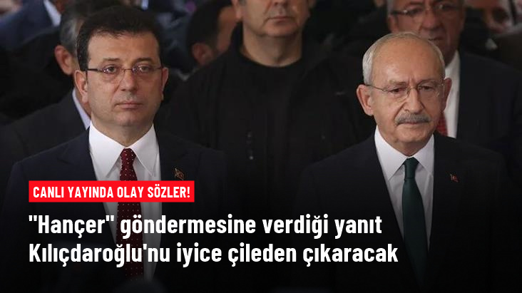 İBB Başkanı İmamoğlu, Kılıçdaroğlu'nun hançer göndermesine yanıt verdi: Benim muhatap alacağım bir tarif değil