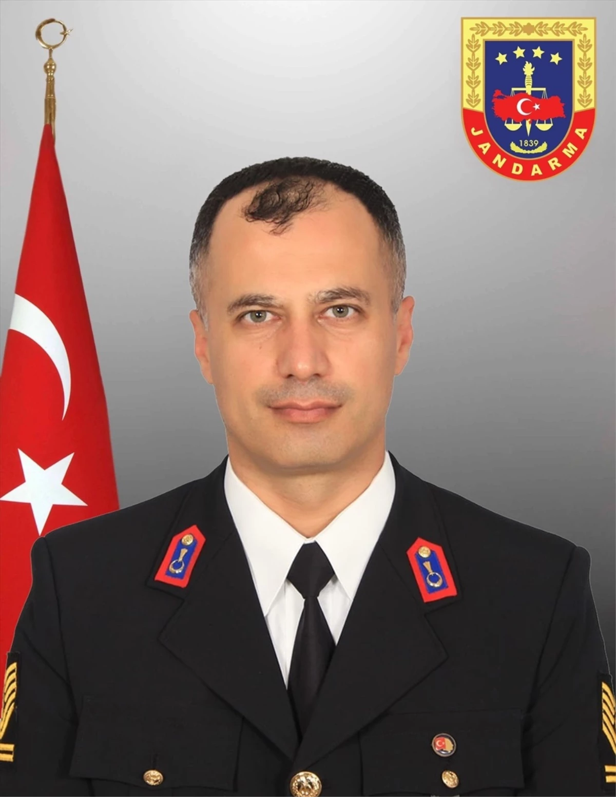 Erzurum İl Jandarma Komutanlığı'nda görevli şehit Jandarma Astsubay Kıdemli Başçavuş Mustafa Yaşar için tören düzenlendi