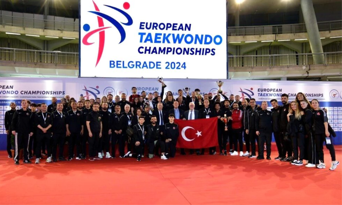 Türkiye Milli Takımı Avrupa Taekwondo Şampiyonası’nda Avrupa Şampiyonu Oldu