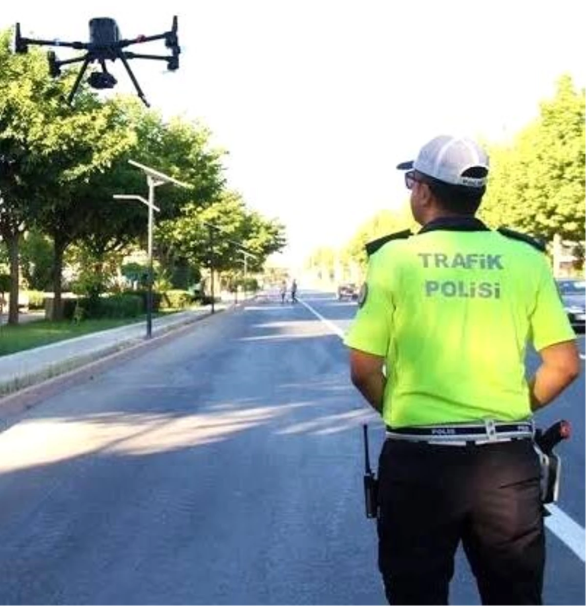 Bilecik'te Dron Denetimlerinde 10 Araç Sürücüsüne Trafik Cezası