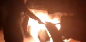 Konya’da bir dinlenme tesisinde tır yangını