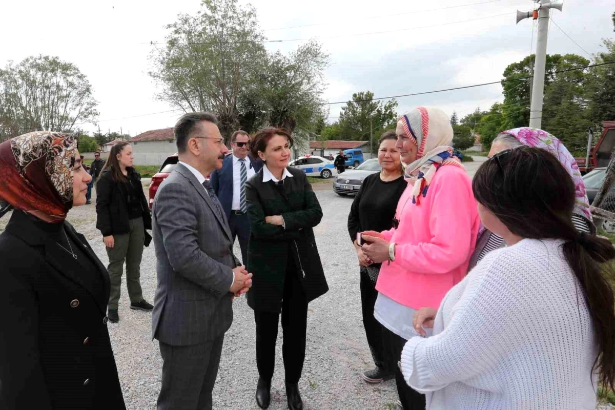 Eskişehir Valisi Hüseyin Aksoy, Nesibe Hatun Doğal Yaşam Üretim Merkezi’ni ziyaret etti