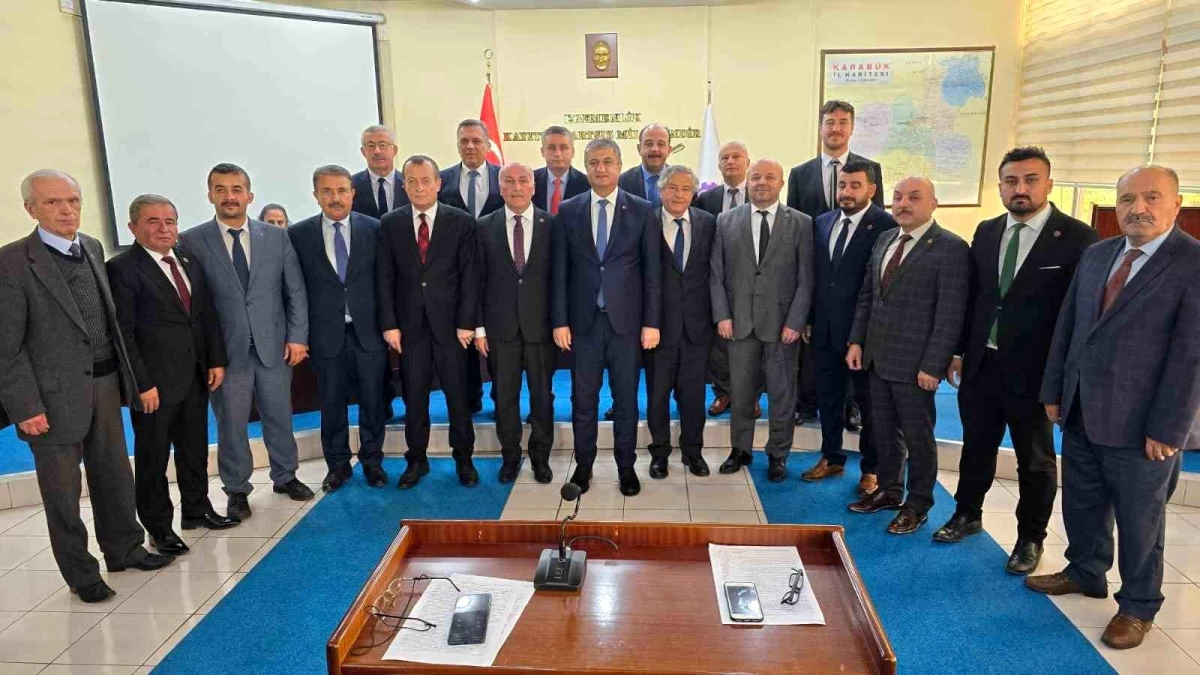 Karabük Valisi Mustafa Yavuz İl Genel Meclisi Üyelerini Tebrik Etti