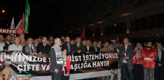 Ankara’da Filistin’e destek Yürüyüşü
